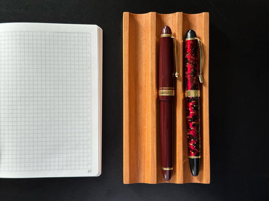 Kaze Pen Tray - 3 slot - Nagomi Woodworking